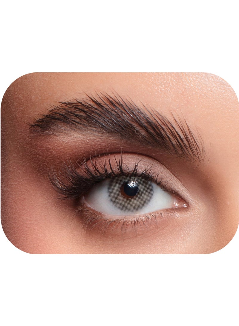 عدسات لاصقة براند ايليت إستخدام شهرى ، زوج فى العلبة  لون فوج - Image 1